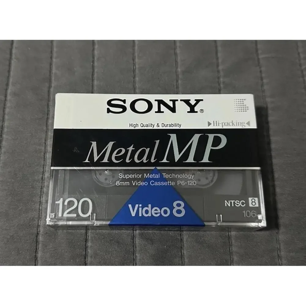 Sony Metal MP Cassette P6-120  Video 8 Superior Metal 120 min 8 mm NEW SEALED